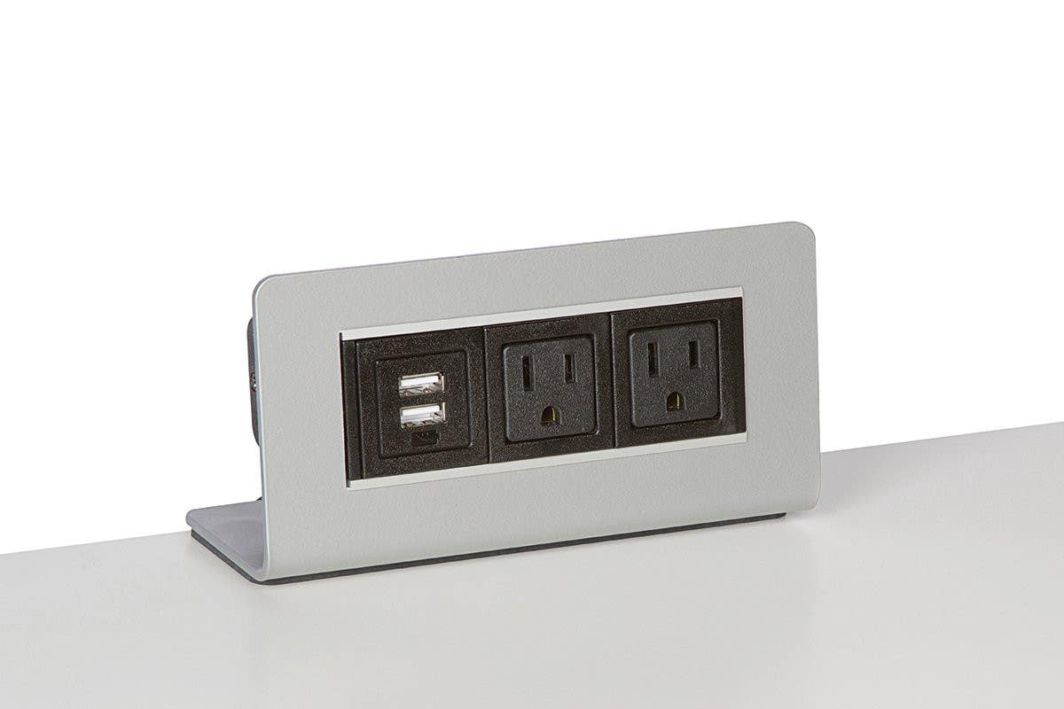 Mockett PCS94B/U1 Tabletop Power Units - 2 Power/Dual USB