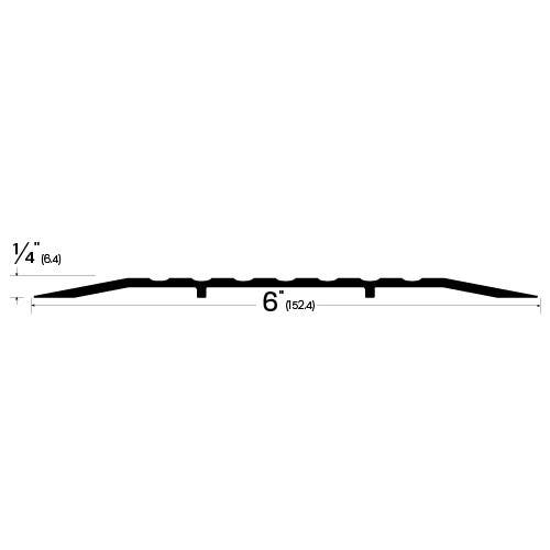 Legacy Manufacturing 3645MA Threshold (6" by 1/4"), Finish-Mill Aluminum