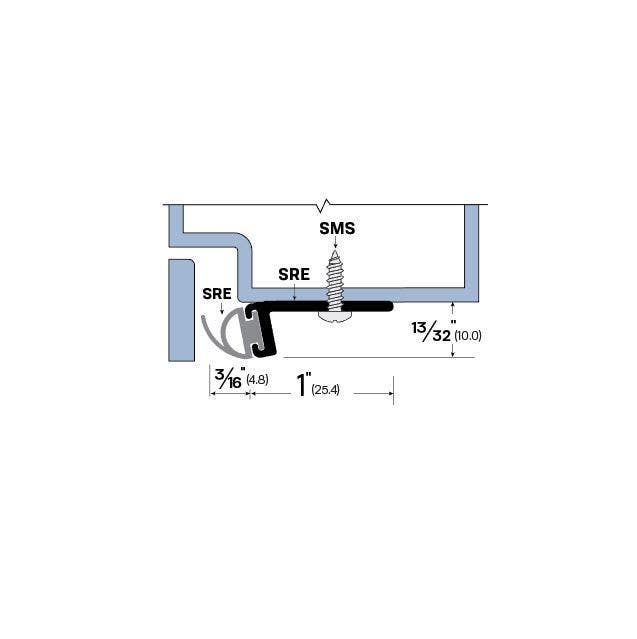Legacy Manufacturing 599 Mechanically Fastened Gasketing (1-3/16" by 13/32")