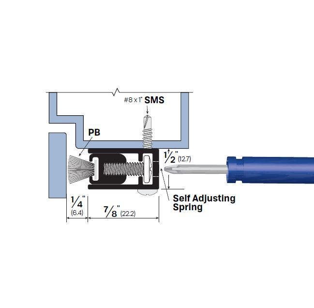 Legacy Manufacturing 5178 Self Adjusting Sealing System (1-1/8" by 1/2")