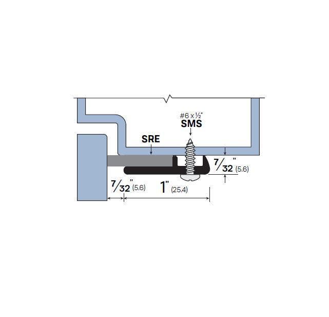 Legacy Manufacturing 5413 Mechanically Fastened Gasketing (1-7/32" by 7/32")