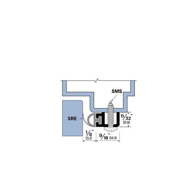 Legacy Manufacturing 5584 Mechanically Fastened Gasketing (11/16" by 11/32")