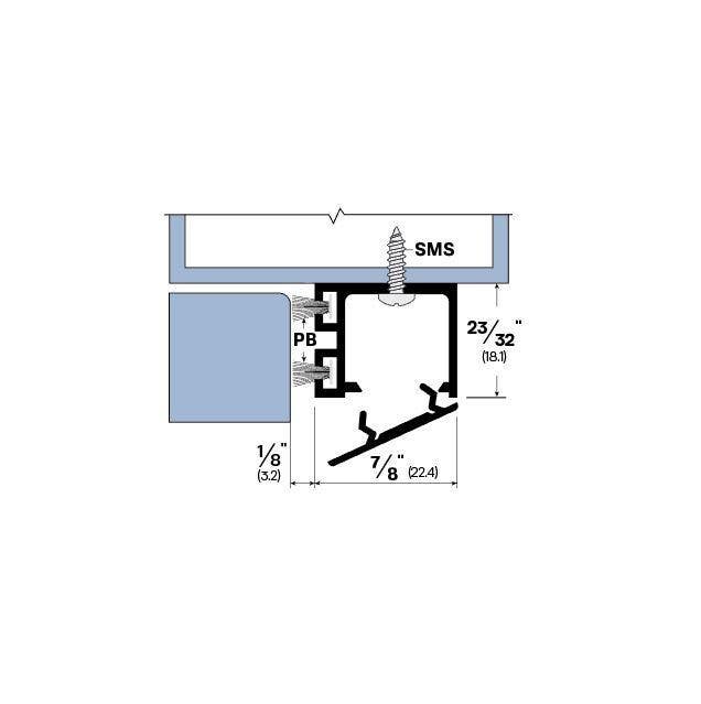 Legacy Manufacturing 5873 Mechanically Fastened Gasketing (1" by 23/32")