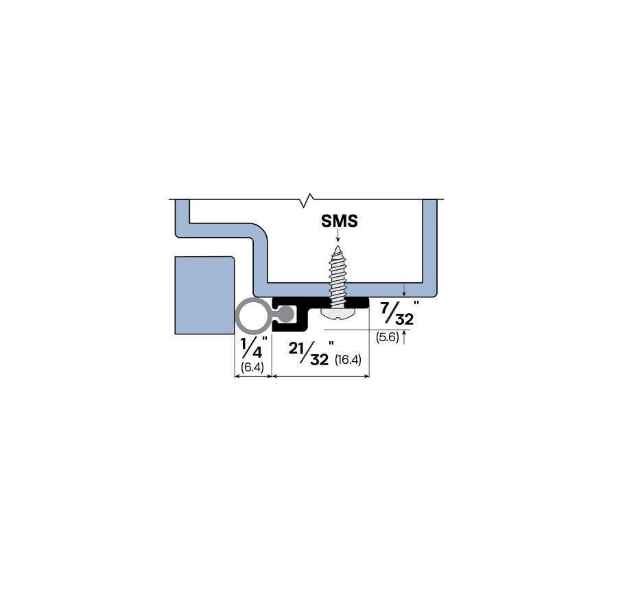 Legacy Manufacturing 53038 Mechanically Fastened Gasketing (29/32" by 7/32")