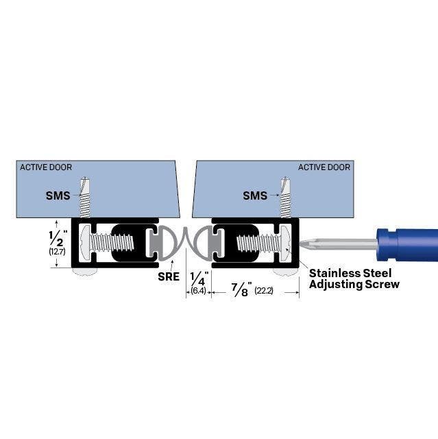 Legacy Manufacturing 7078 Meeting Stile (1-1/8" by 1/2")