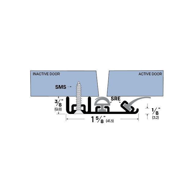 Legacy Manufacturing 7383 Overlapping Astragal (1-5/8" by 3/8")