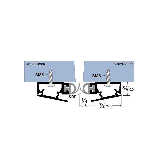 Legacy Manufacturing 7574 Meeting Stile (1-1/8" by 3/8")