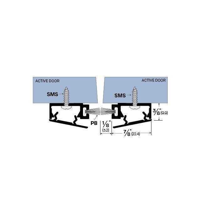 Legacy Manufacturing 7974 Meeting Stile (1-1/8" by 3/8")