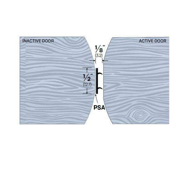 Legacy Manufacturing 77128S Meeting Stile (1/8" by 1/2")