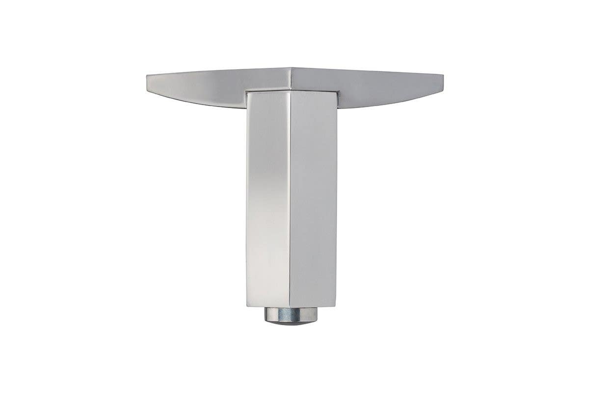 Mockett FL13 Corner Furniture Leg, Polished Aluminum