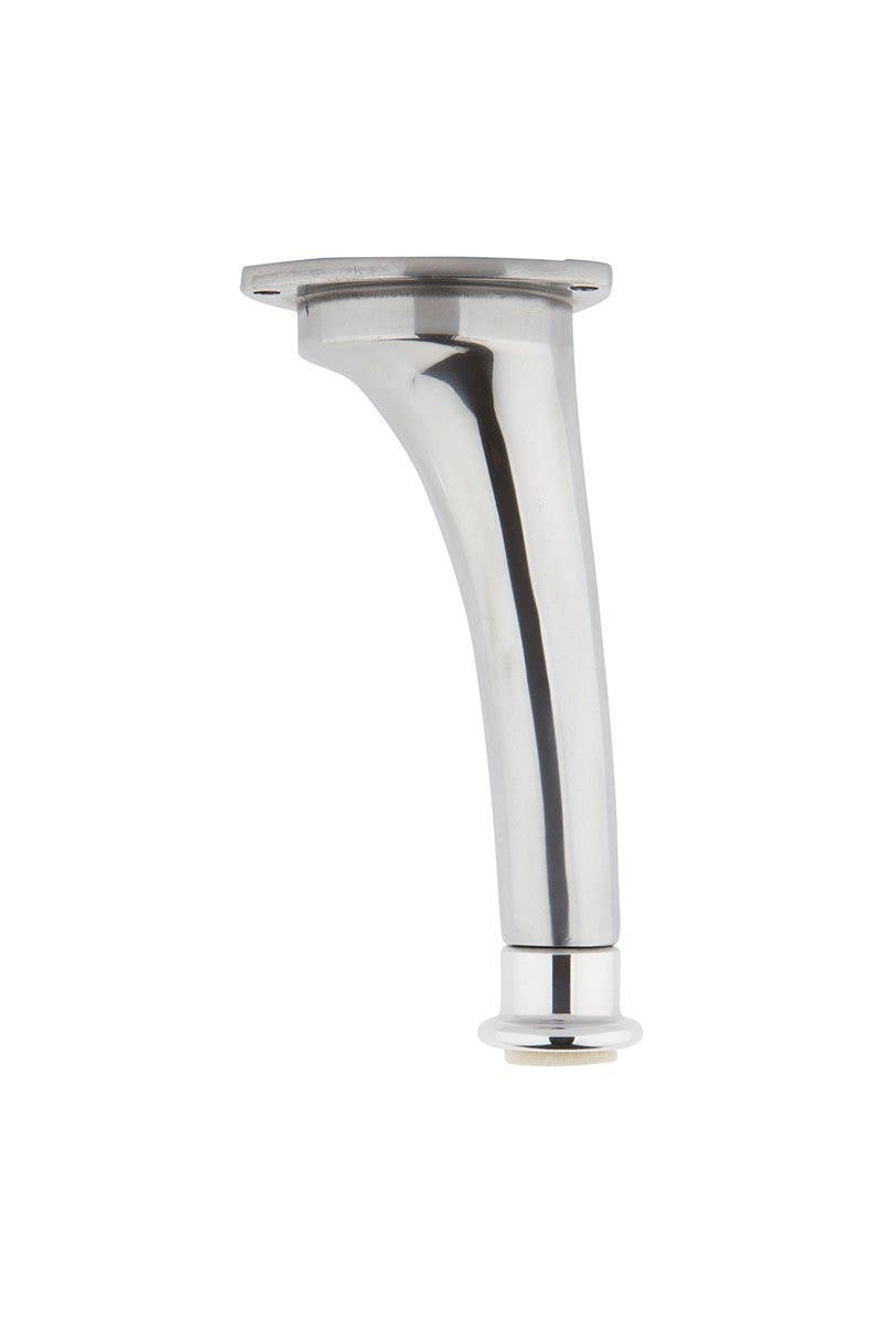 Mockett FL2/LV8-100 6-1/8" Legs with LV8 Leveler, Polished Aluminum