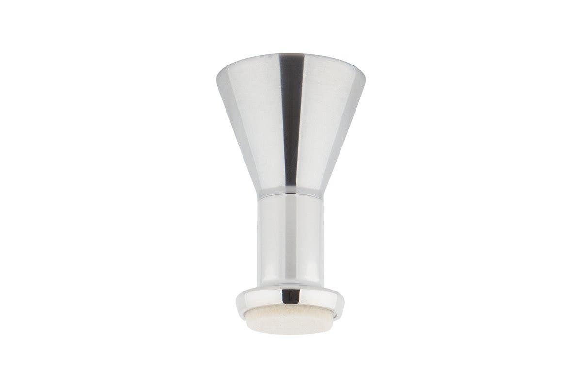 Mockett FL8/LV11-100 4" Furniture Legs with LV11 Leveler, Polished Aluminum