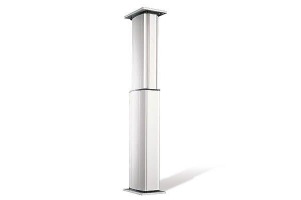 Mockett TLEL1/SA-94 Electric Adjustable Table Legs, Satin Aluminum