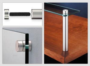 Mockett MPB6 Multi-Purpose Standoff - Satin Aluminum