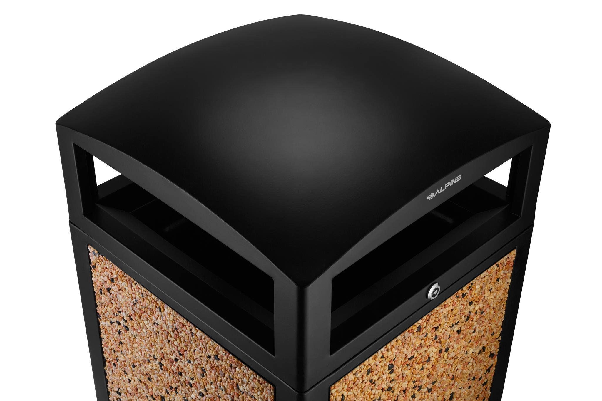 Alpine ALP471-40 Rugged All-Weather Trash Container, 40-Gallon