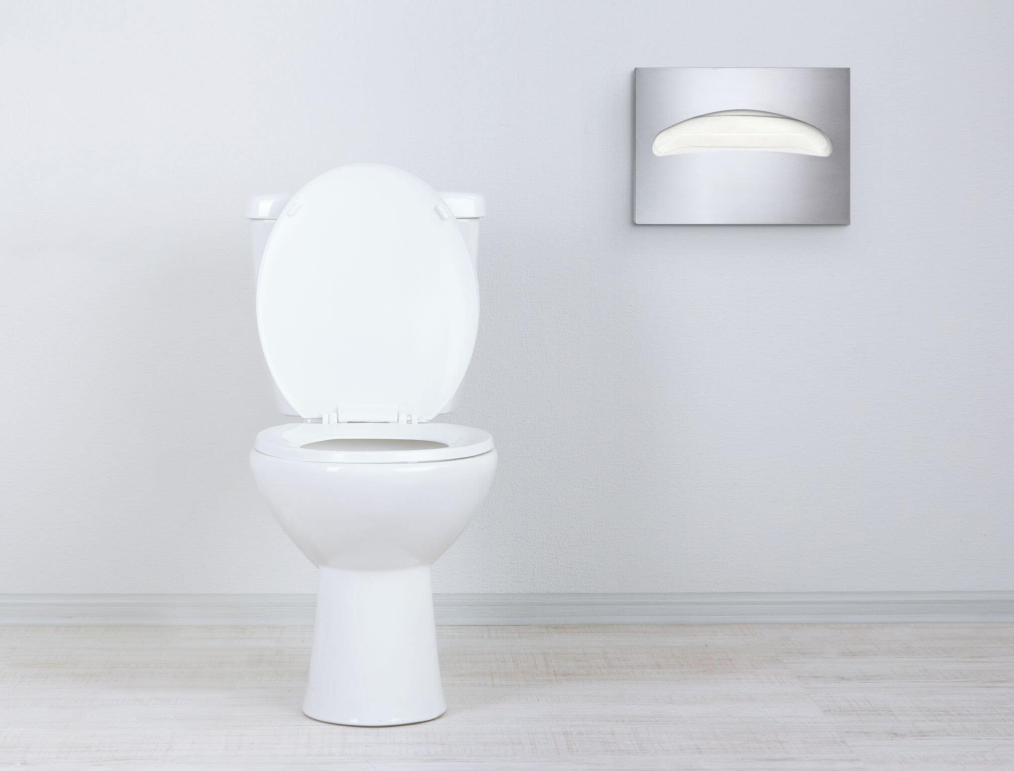 Alpine 483 Toilet Seat Cover Dispenser, Stainless Steel Brushed