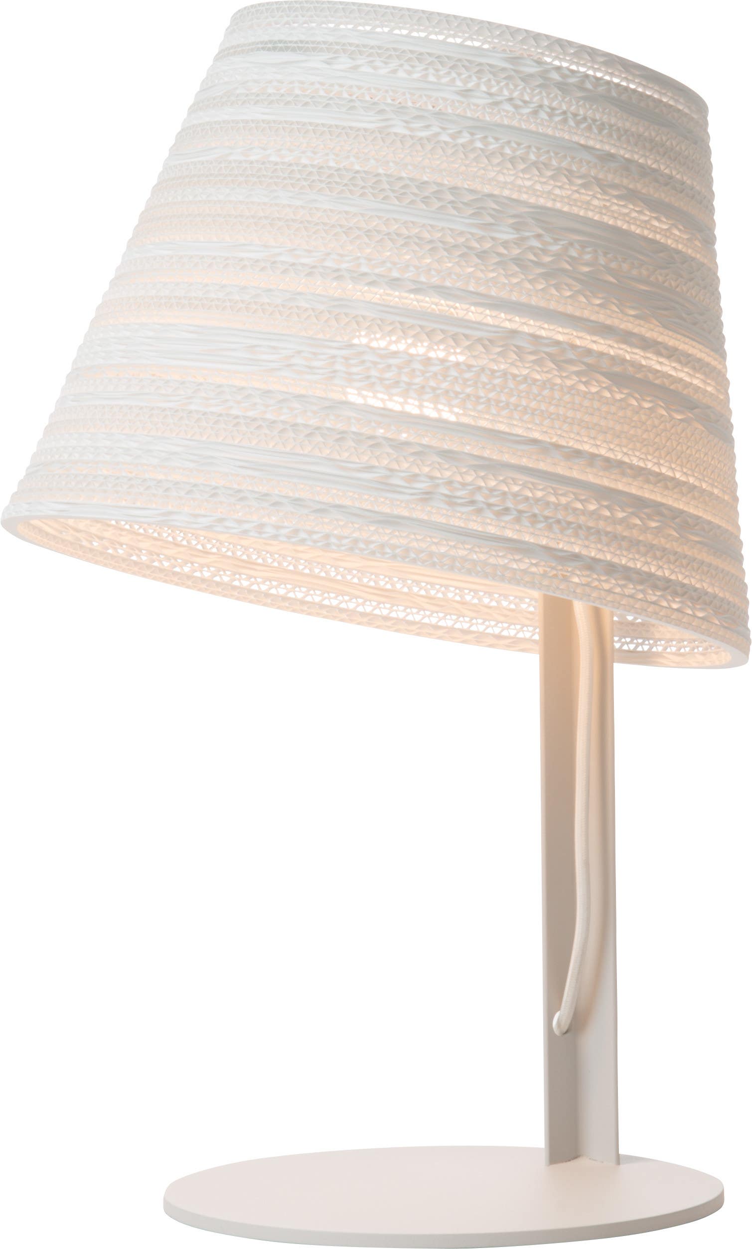 Graypants GP-1132 Tilt Table Lamp White Scraplights