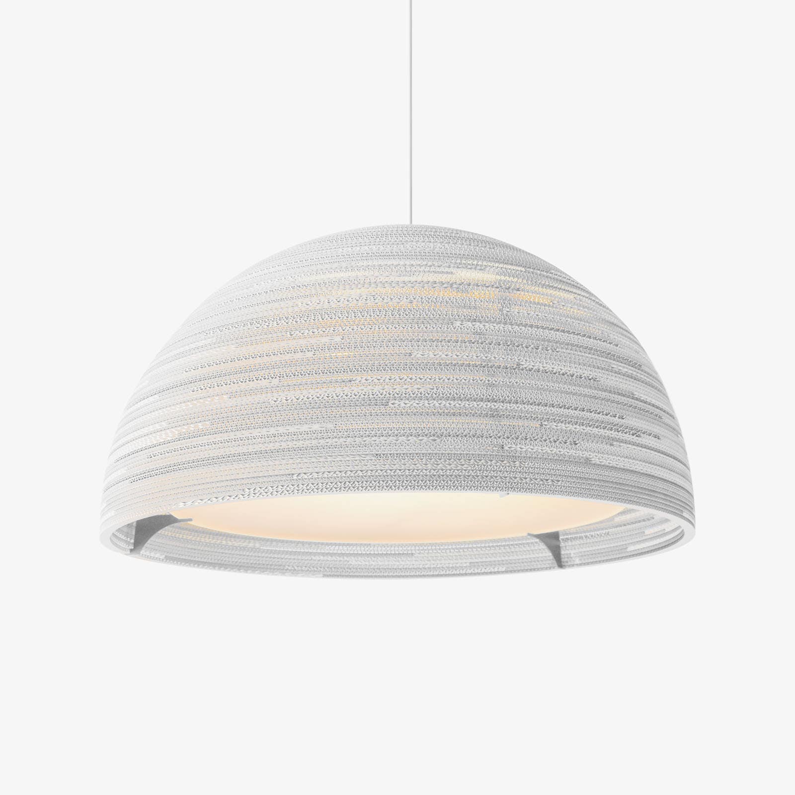 Graypants GP-1251 Dome Pendant White Scraplights