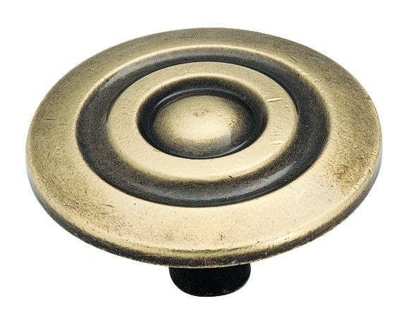 Amerock BP594AE Everyday Heritage Cabinet Knob, 1-1/2" Diameter, Antique English