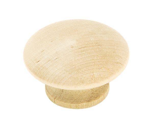 Amerock BP813WD Everyday Heritage Cabinet Knob, 1-1/2" Diameter, Unfinished