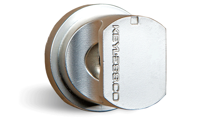KEYLESS H3 Satin Nickel Padlock Hasp For Wood Or Metal Lockers