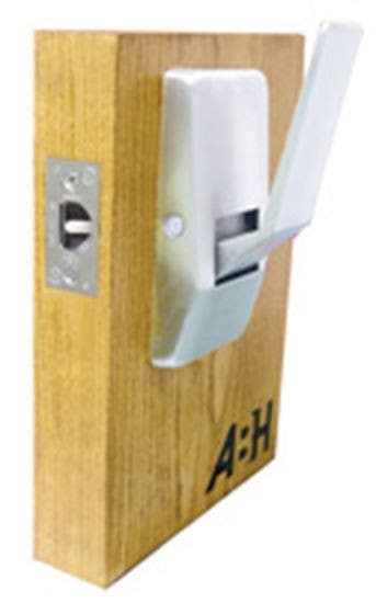 ABH Hardware 6830 Series Time out/Reverse Low Profile Hospital Push Pull Latch With Cylindrical Lock