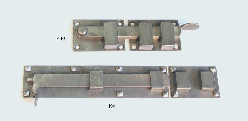 D. C. Mitchell K4 Hand Forged Shutter Bolt, 8"