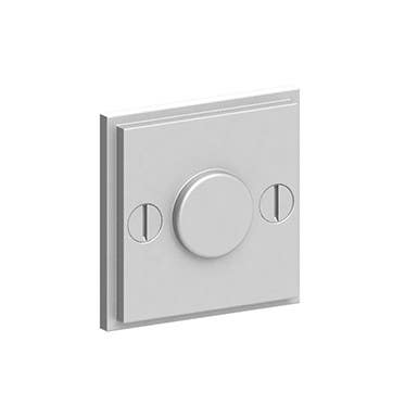 Merit 43261 Warrington Collection Emergency Key Escutcheon - 1.25" Square w/ 62010 Plug