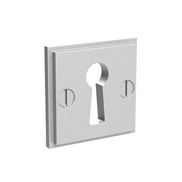 Merit 43269 Warrington Collection Bit Key Escutcheon - 1.25" Square