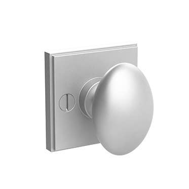 Merit 44255 Warrington Collection 1" Square Knob w/ 3/16" Spindle On 1.25" Square Backplate