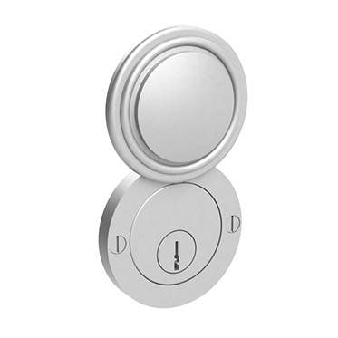 Merit 44558 Huntingdon Collection Cylinder Collar w/ Hand Peened Swivel Cover