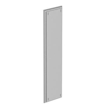 Merit 510 Decorative Rectangular Push Plate, 3/8" Thick
