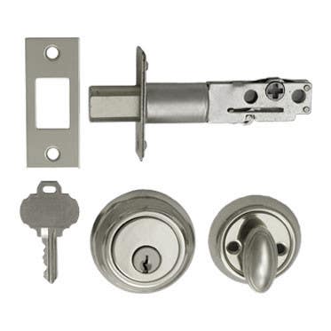 Merit 610 Tubular Deadbolt Thumb turn x keyed cylinder