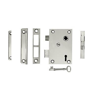 Merit 20537 Rim Lock w/ Bit Key & 22525 Knob Trim