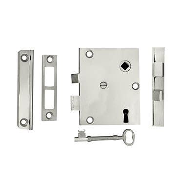Merit 20538 Rim Lock w/ Bit Key & 22525 Knob Trim