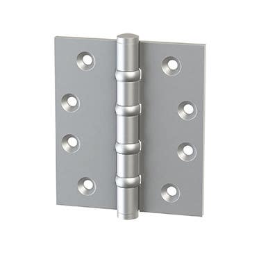 Merit 121BB Heavy Gauge Four Ball Bearing Hinge w/ Button Finials, Pair