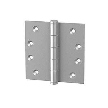 Merit 121P Heavy Gauge Plain Bearing Hinge w/ Button Finials, Pair