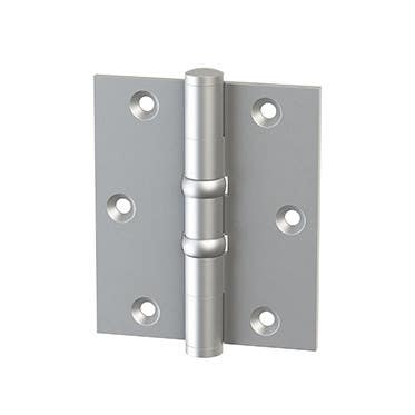 Merit 125BB Two Ball Bearing Hinge w/ Button Finials, Pair