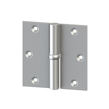 Merit 152BB Round Knuckle Lift Off Hinge w/ Exposed Bearing, Pair