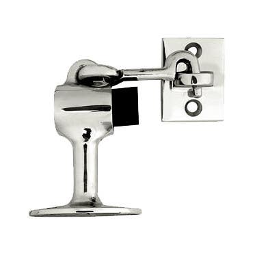 Merit 101 Floor Door Stop w/ Hook - 3-1/2" Height