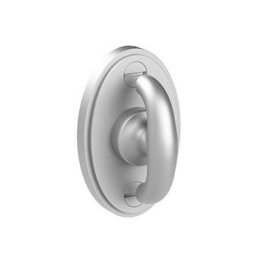 Merit 1170 Crescent Thumbturn 3/16" Spindle w/ Decorative Oval Backplate