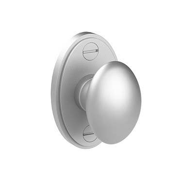 Merit 1171 Oval Thumbturn 3/16" Spindle w/ Decorative Oval Backplate