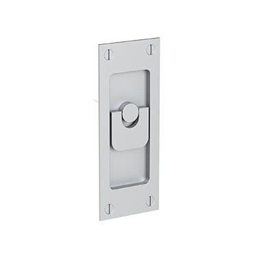 Merit 1778TTE Rectangular Thumbturn Flush Pull w/ Face Holes, 4-9/16"H x 1-13/16"W