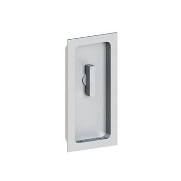Merit 1779TTE Rectangular Thumbturn Flush Pull w/ Concealed Holes, 4-9/16"H x 2-1/4"W
