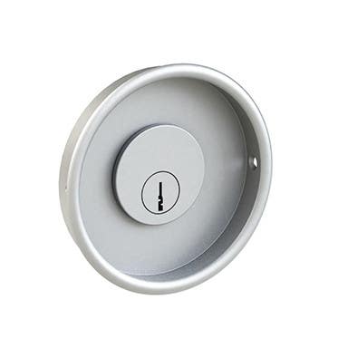 Merit 11725PCE Round Flush Pull For Mortise Cylinder