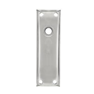 Merit 40202 Wrought Rectangular Blank Escutcheon (Pair) - 7" long x 2-1/4" wide