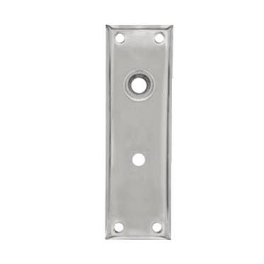 Merit 40203 Wrought Rectangular Emergency Key Escutcheon - 7" Long x 2-1/4" Wide
