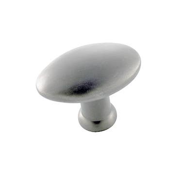 Merit 10093 Oval Cabinet Knob, 1-1/2"H x 1"W