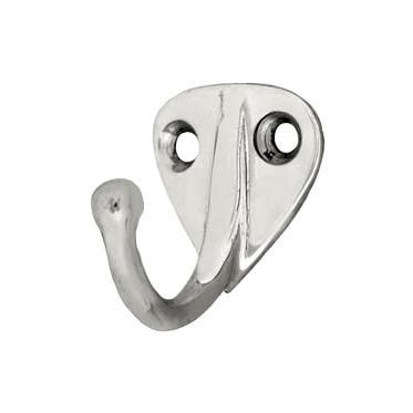 Merit 14625 Coat & Hat Hook, 1-1/8" x 1-3/16"