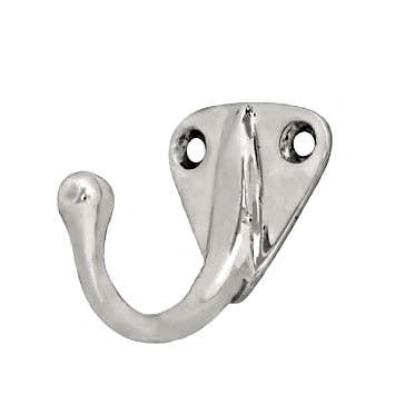 Merit 14626 Coat & Hat Hook, 1-9/16" x 1-5/8"